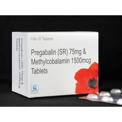 Pregabalin(SR) 75mg & Methylcobalamin 1500mcg Tab