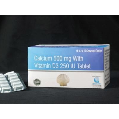 CAL 250 mg with VIT.D3 (Chew)