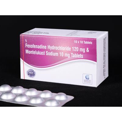Fexofenadine Hydrochloride 120 Mg & Montelukast Sodium 10 Mg Tab
