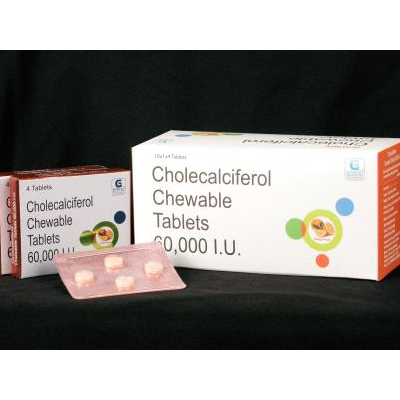 Cholecalciferol Chewable Tablets 60000 IU