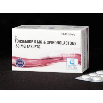 Torsemide 5 mg & Spironolactone 50 mg Tab