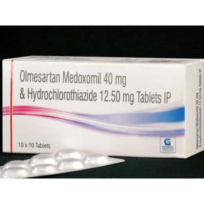 Olmesartan Medoxomil 40mg & Hydrochlorothiazide 12.50mg Tab